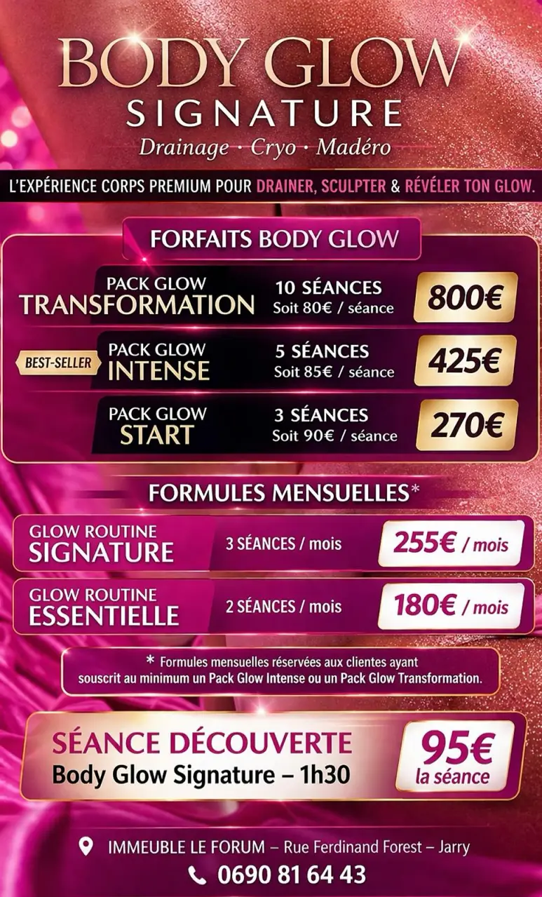 Forfait Body Glow