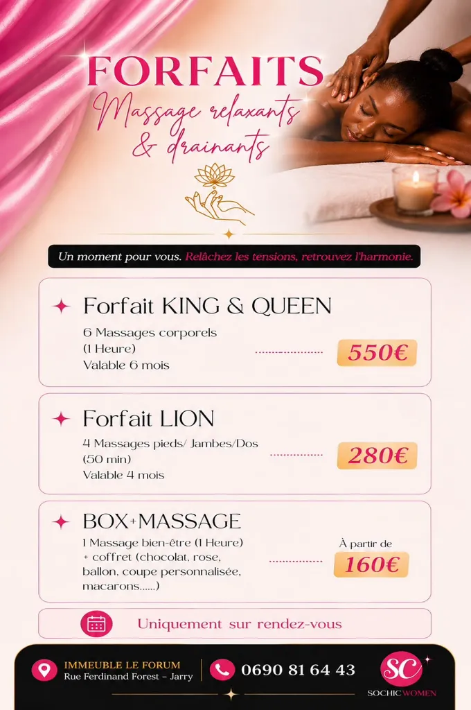 Forfaits Massage